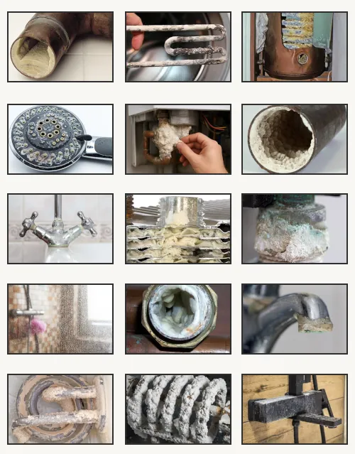 Examples of the damage limescale can do inside your home